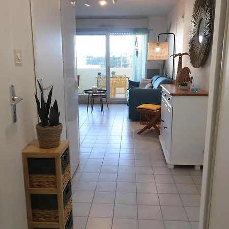 Joli T2 climatisé avec terrasse et parking à Sète - FR-1-472A-292 *